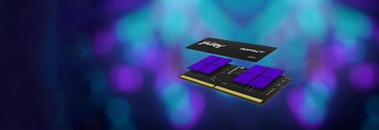 Kingston Fury Impact DDR5 με Module 1x16GB και Ταχύτητα 5600 για Laptop
