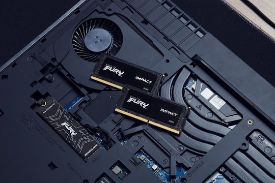 Kingston Fury Impact DDR5 με Module 1x16GB και Ταχύτητα 5600 για Laptop