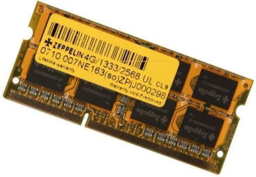 Zeppelin 4GB DDR4 RAM cu 2 module (2x2GB) și Viteză 2400 pentru Laptop