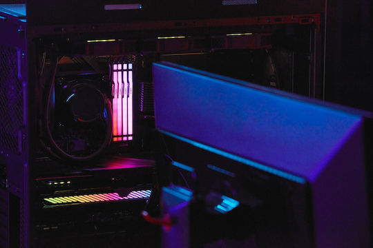 Kingston Fury Beast RGB DDR5 128GB RAM με 4x32GB Modules και Ταχύτητα 5600 για Desktop