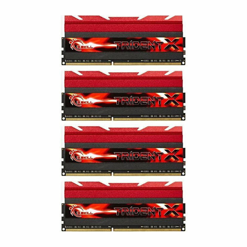G.Skill TridentX 32GB DDR3 RAM cu 4 module (4x8GB) și Viteză 2400
