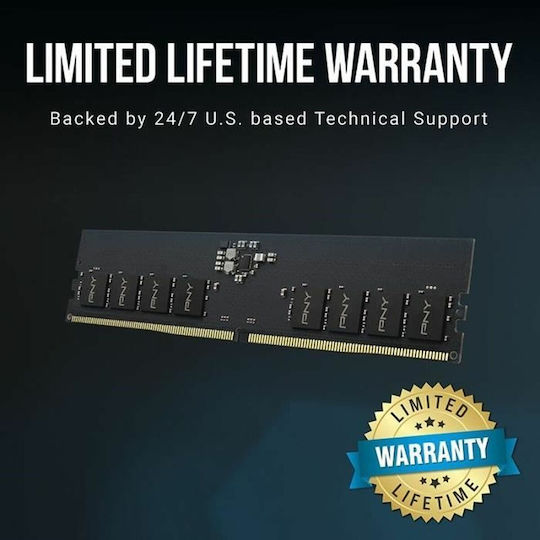 PNY Performance 8GB DDR5 RAM with 4800 Speed for Desktop