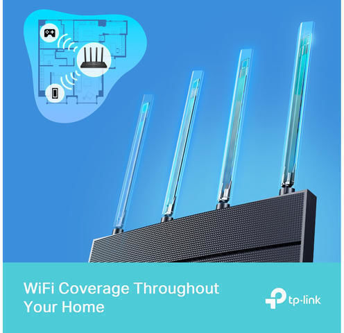 TP-LINK Archer AX17 v1 Ασύρματο Router Wi‑Fi 6 με 3 Θύρες Gigabit