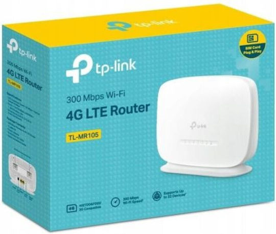 TP-LINK TL-MR105 v1 Wireless 4G Wi-Fi 4 cu 2 Porturi Ethernet