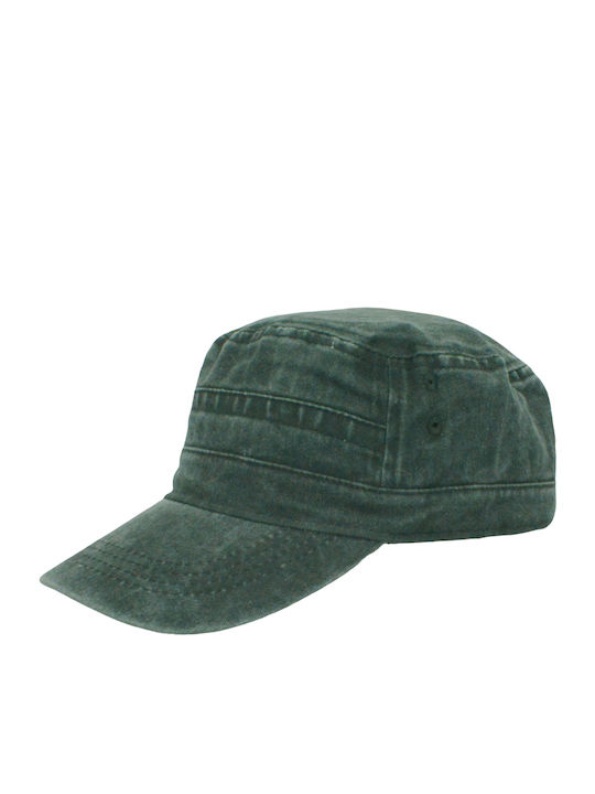 Jockey Cubanez Militar Din Bumbac Spălat Kaki Brims Trims