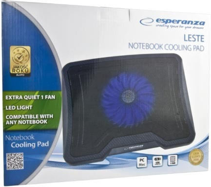 Esperanza Solano Cooling Pad για Laptop έως 15.6" με 1 Ανεμιστήρα και Φωτισμό