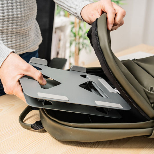 InnovaGoods Lastan Stand für Laptop bis zu 18" Silber