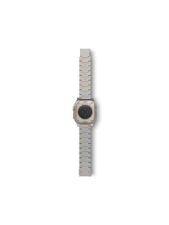 Decoded Titanium Traction Strap Stainless Steel Beige (Apple Watch 44/45/46mm/Ultra 49mm)