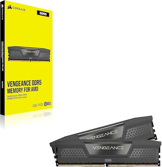 Corsair Vengeance DDR5 32GB RAM with 2x16GB Modules and Speed 6000 for Desktop