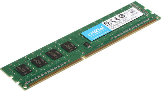 Crucial DDR3 with Module 1x4GB and Speed 1600 for Desktop