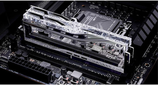 G.Skill Trident Z5 Royal XMP 48GB DDR5 RAM с 2 модула (2x24GB) и Скорост 8000 за Настолен Компютър