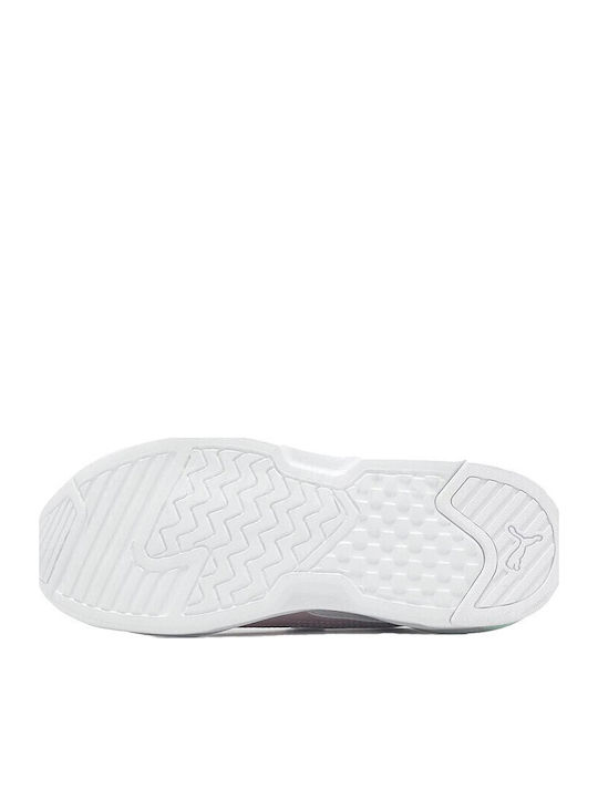 X-Ray 3 Kids Sports Running Shoes with Hoop & Loop Closure White