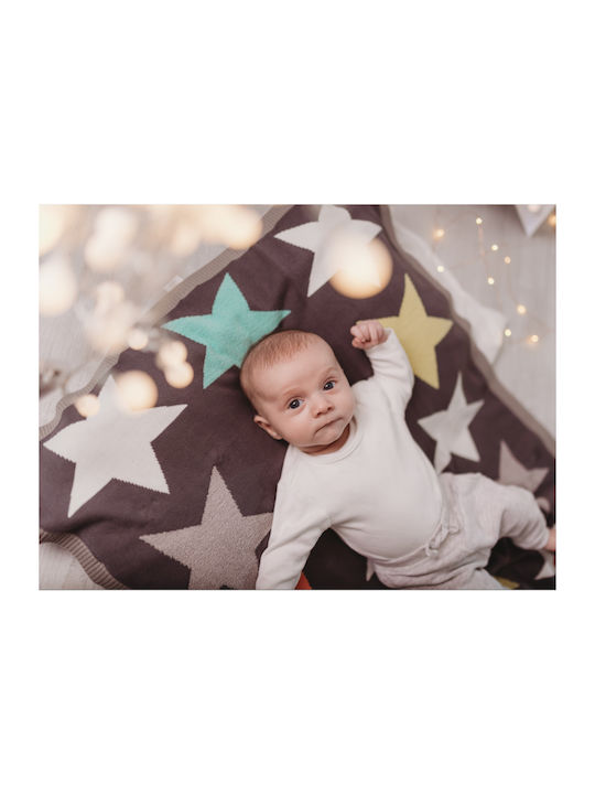 Bizzi Growin Blanket Nursery Swaddling Blankets Superstar Cotton Multicolour 70x90cm