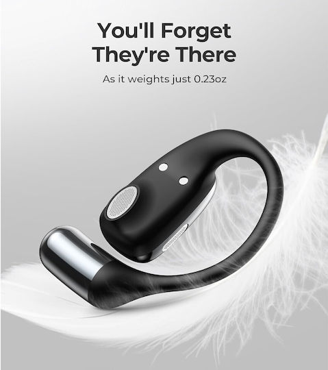 Conductie Osoasa Bluetooth Handsfree Căști cu Rezistență la Transpirație Negru
