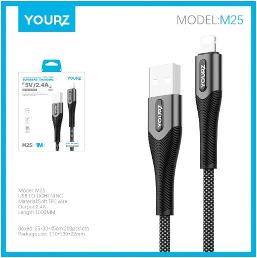 YOURZ USB-A to Lightning Cable (57246)