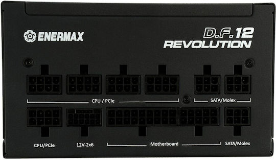 Enermax Revolution D.F.12 850W Μαύρο Τροφοδοτικό Υπολογιστή Full Modular 80 Plus Gold