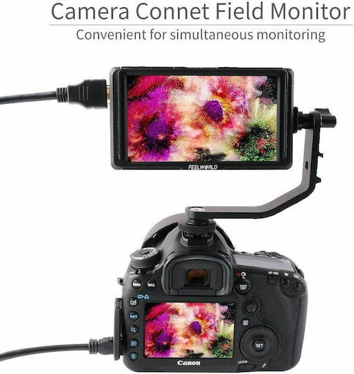 FeelWorld Кабел Мини HDMI Мъжки - HDMI Мъжки 1м Черен