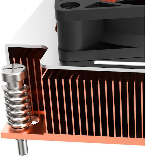 Akasa AK-CC7402BT01 Ψύκτρα Επεξεργαστή Low Profile για Socket 1200/115x/1700