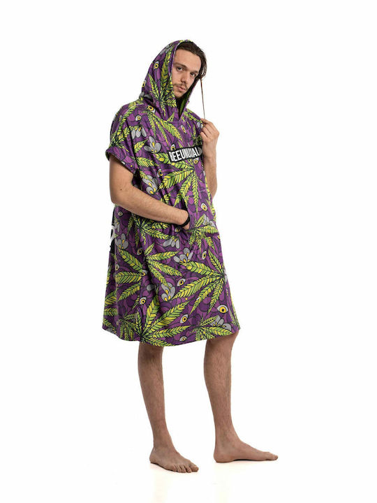 Bee. Unusual. 420 Collectives WTF Is MJ Microfiber Beach Poncho Multicolour