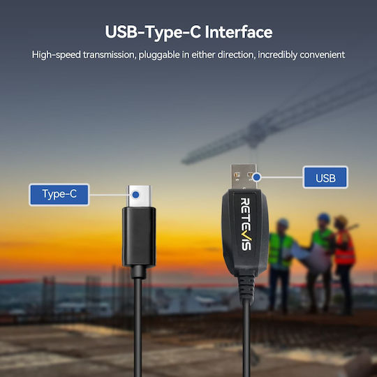 Καλώδιο Retevis Usb Pc48 Προγραμματισμό Πομποδεκτών Rb648p