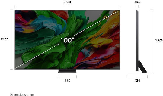 LG Smart Televizor 100" 4K UHD QNED AI QNED86 HDR (2024)