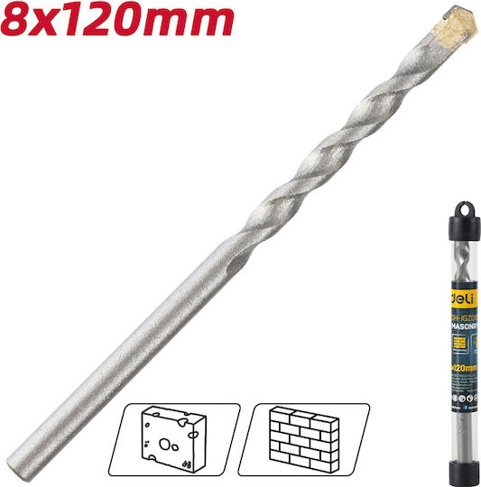 Deli Bohrer für Gemäuer 8x120mm