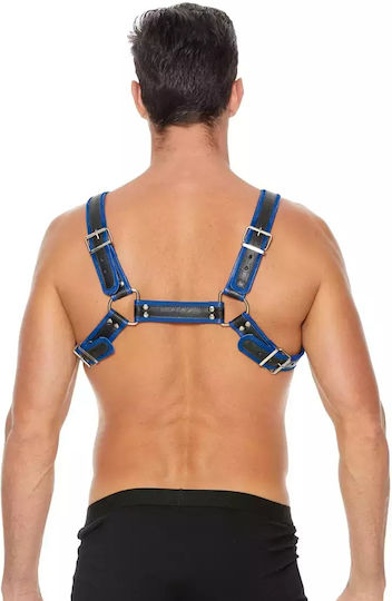 Shots Buckle Bulldog Ανδρικό Harness Μπλε