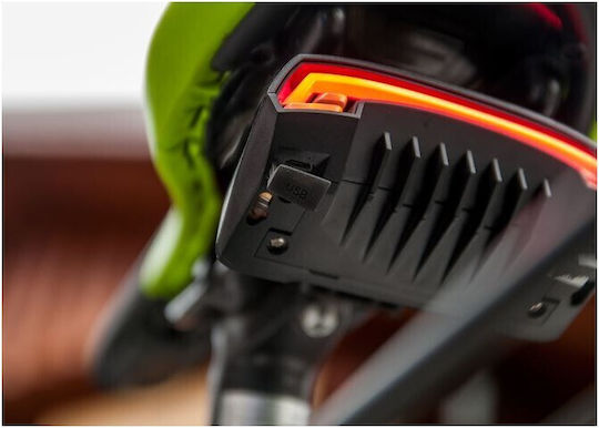 XLC 6134 Rechargeable Rear Bicycle Light Wireless Laser with USB and Flash with Remote Control