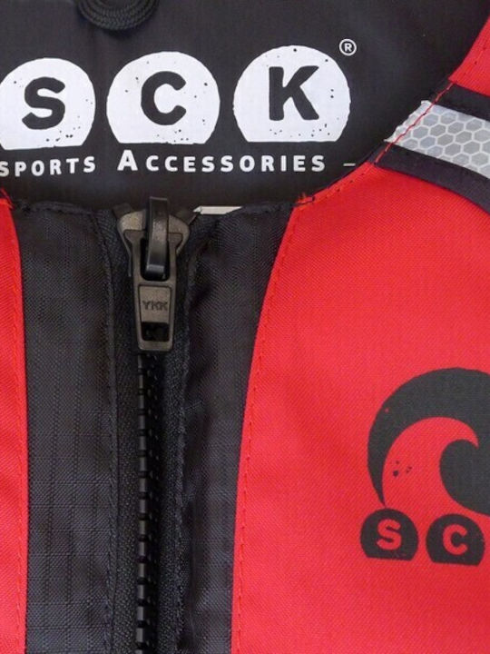 SCK Adults Life Jacket for Water Sports Red