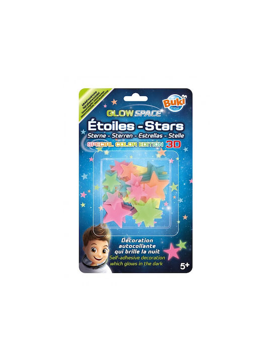 Buki Kinder Wandsticker Wand Leuchtend 3D 14.5x1.5cm