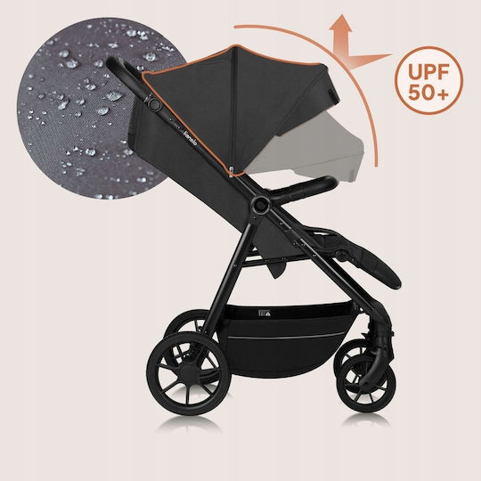 Lionelo Mira Cărucior pentru Bebeluși Potrivit de la 6+ Luni Gri Grafit 10.5kg