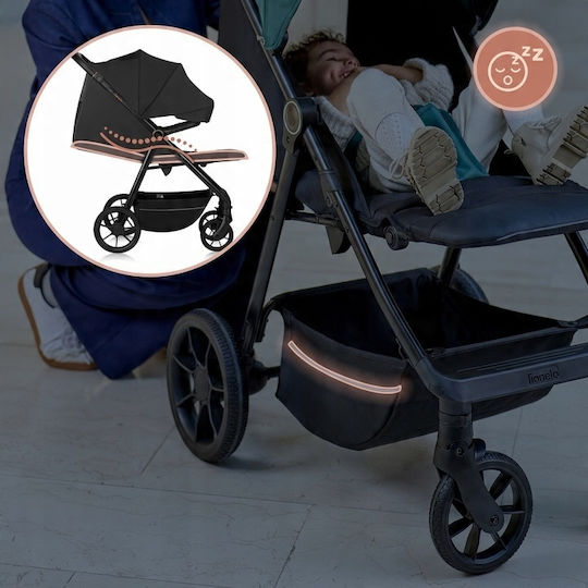 Lionelo Mira Cărucior pentru Bebeluși Potrivit de la 6+ Luni Gri Grafit 10.5kg