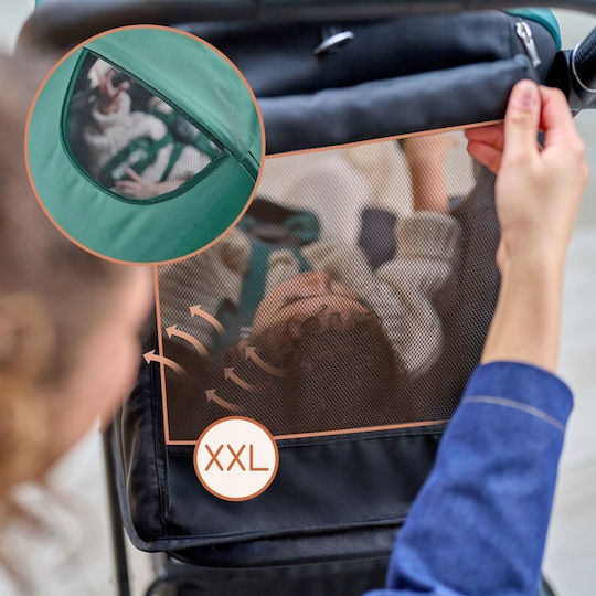 Lionelo Mira Cărucior pentru Bebeluși Potrivit de la 6+ Luni Gri Grafit 10.5kg