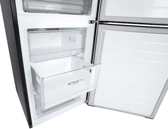 LG Kühl-Gefrierkombination 384Es Total NoFrost H203xB59.5xT67.5cm. Schwarz GBP62MCNAC