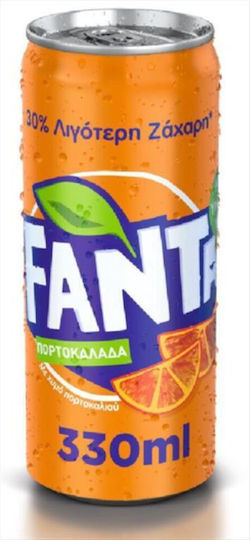 Fanta Πορτοκαλάδα με Ανθρακικό σε Κουτί 330ml