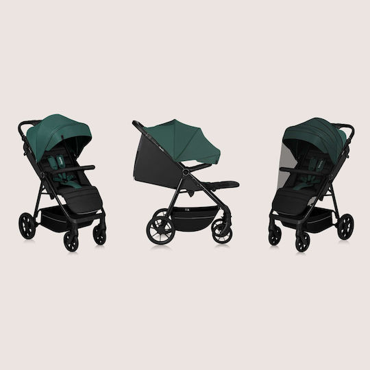 Lionelo Mira Καρότσι Μωρού Kατάλληλο από 6+ Mηνών Green Emerald 10.5kg