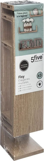 Natural Wall Shelves (3 Pieces) 22x10x7cm