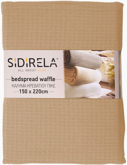 Sidirela Single Pique Blanket 150x220cm Light Beige