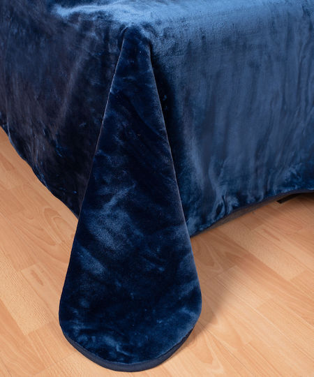 Silk Fashion Υπέρδιπλη 220x240εκ. Μπλε