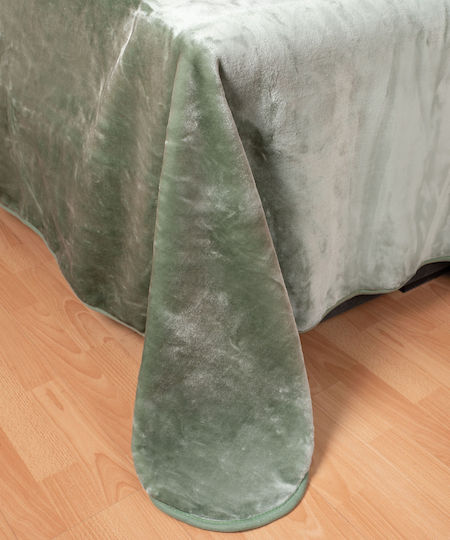 Silk Fashion Υπέρδιπλη 220x240εκ. Πράσινο