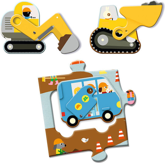 Puzzle pentru Copii pentru 3+ ani+ Ani 17buc Djeco