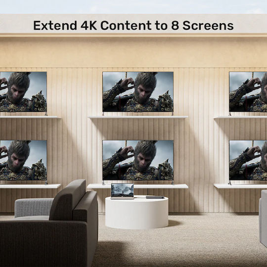 Unitek Hdmi Splitter 1x8 4k30hz V1132a