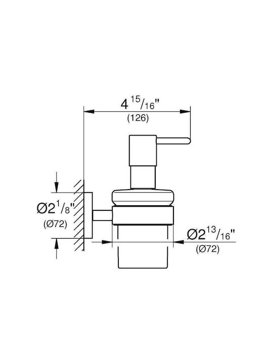 Grohe Dispenser Γυάλινο 160ml