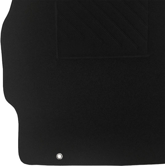 Set of Front and Rear Mats 5pcs for Honda Civic 1995-2001 Black