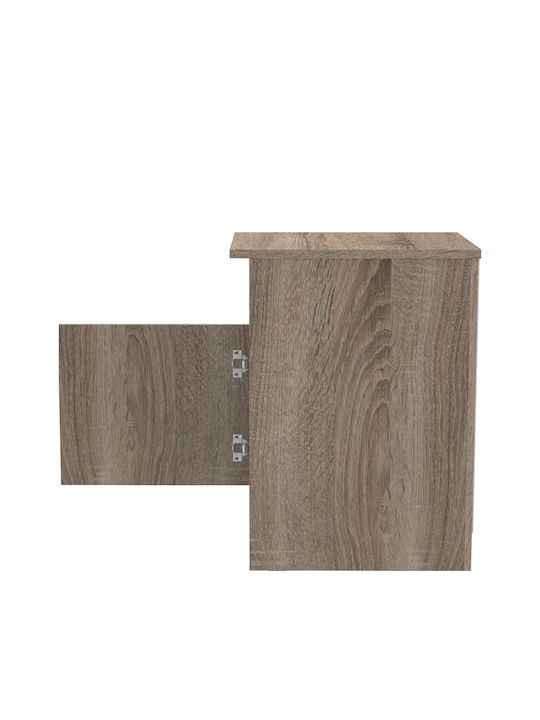 Κομοδίνο Galdi Ξύλινο Καφέ 40x45x60cm 361-000034