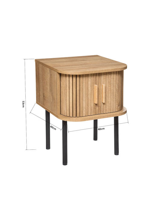 Nachttisch Colva Beige 40x40x53cm