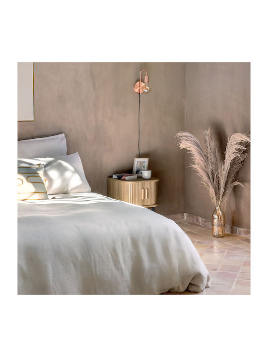Nachttisch Colva Beige 40x40x53cm