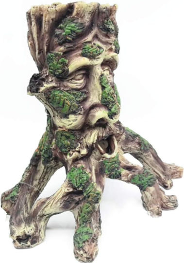 Epigasos Aquarium Decoration Tree Face 24*16*24cm