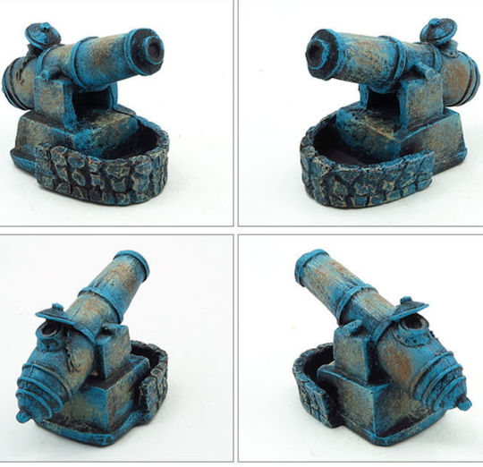 Epigasos Aquarium Decoration Cannon 11x6x8