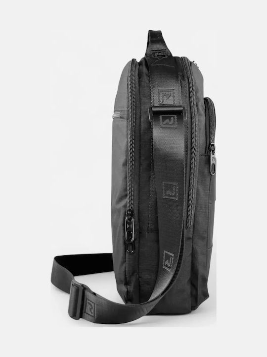 Herrentasche Schulter / Crossbody Schwarz